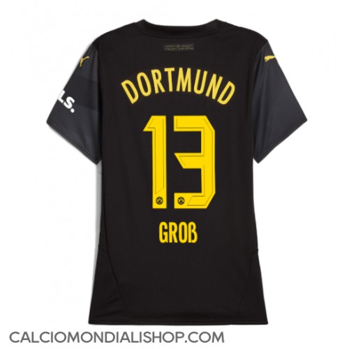 Maglie da calcio Borussia Dortmund Pascal Gross #13 Seconda Maglia Femminile 2024-25 Manica Corta